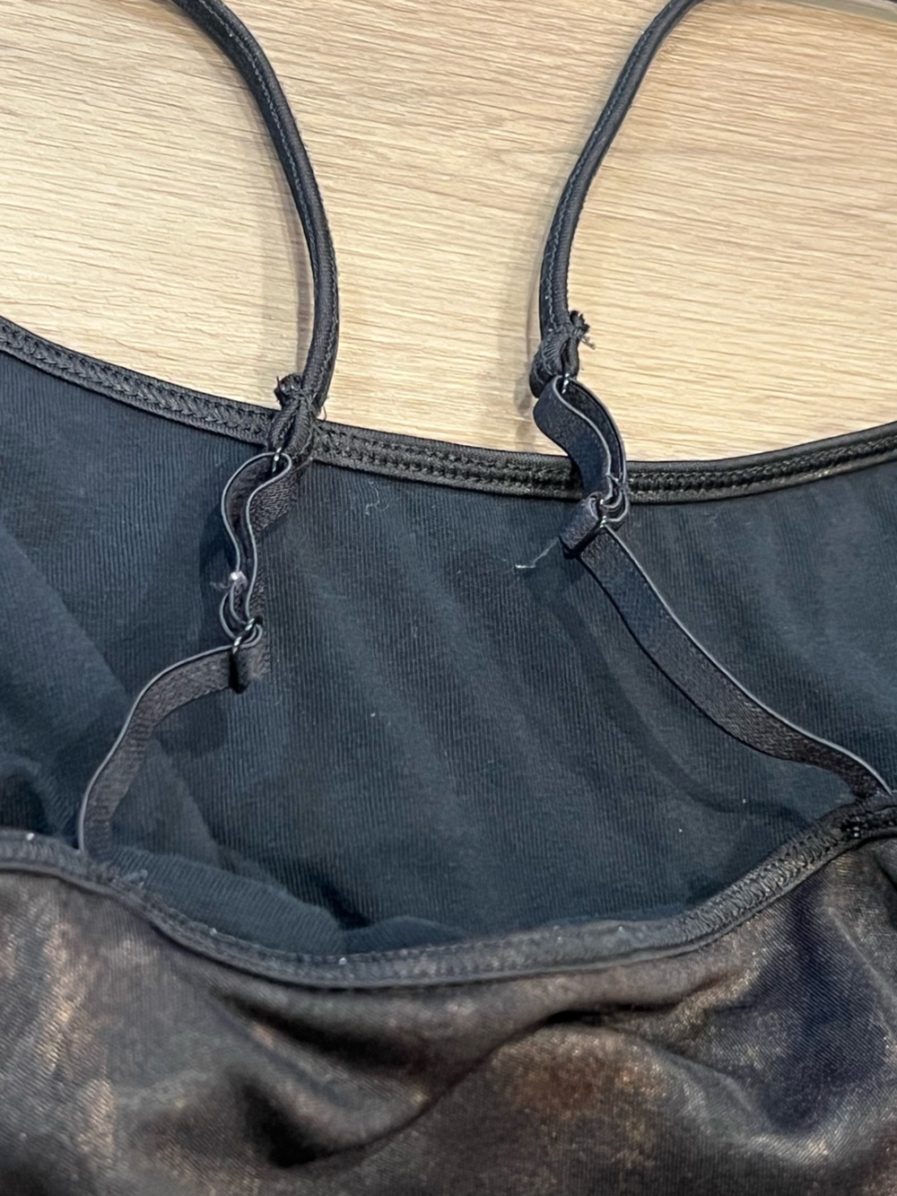Express Brown Leopard Print Spaghetti Adjustable Strap Cami Bra Liner Small - Picture 7 of 10